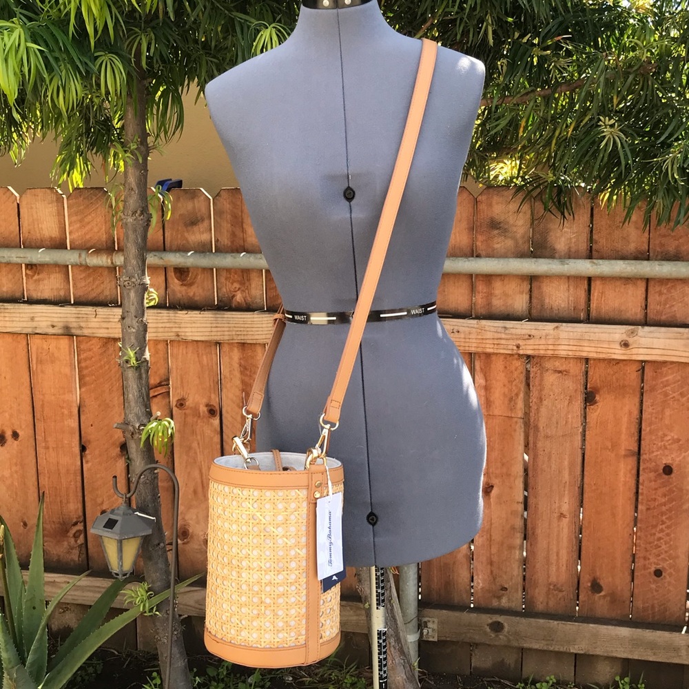 Tommy Bahama straw bucket bag - Picture 7 of 11